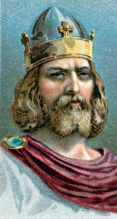 Alfred the Great, Anglo-Saxon King of Wessex by Unbekannt