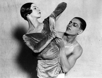 Alice Nikitina and Serge Lifar, Russian Ballet Dancers by Unbekannt