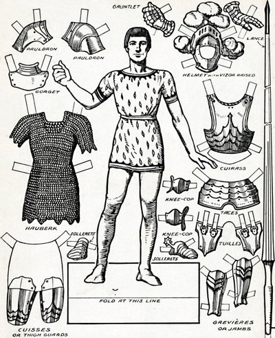 All The Gorgeous Panoply of A Knight with the Various Parts of His Armour by Unbekannt