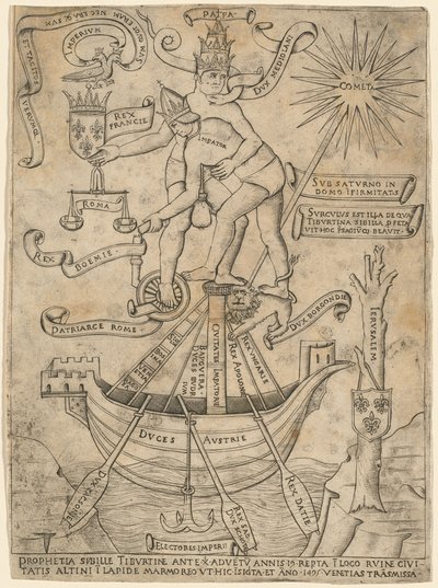 Allegory of the Emperor and the Pope by Unbekannt