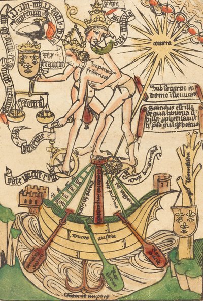 Allegory of the Meeting of Pope Paul II and Emperor Frederick III by Unbekannt