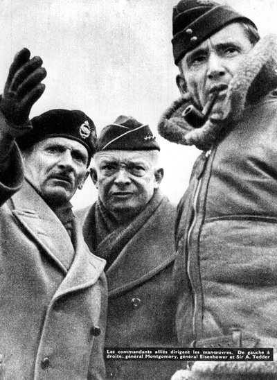 Allied commanders in France, 1944 by Unbekannt