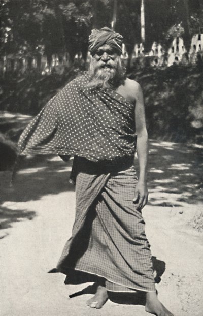 Old Sinhalese Worker from Kandy by Unbekannt