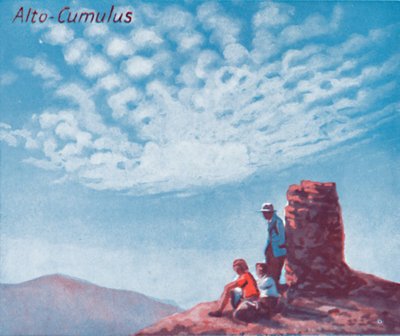 Alto-Cumulus - A Dozen of the Principal Cloud Forms In The Sky by Unbekannt