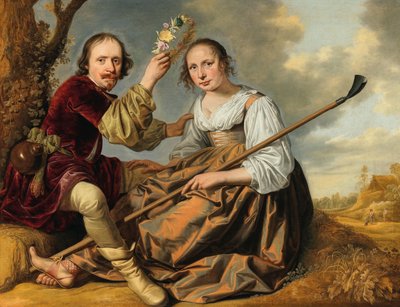 Amaryllis and Mirtillo, 1640s by Unbekannt