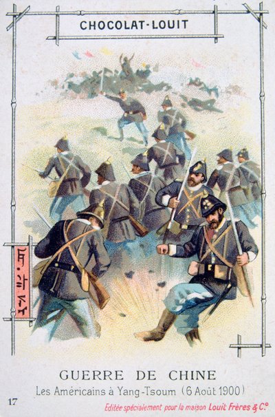 American Army at Yang-Tsoum, China, Boxer Rebellion, 6 August 1900 by Unbekannt