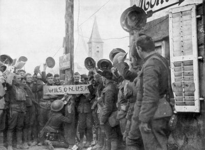 American soldiers in the village of Nonsard, north east of Saint-Mihiel, 1926 by Unbekannt