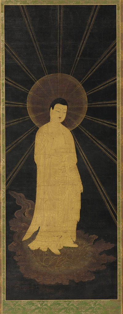 Amitabha Amida Welcoming Souls to Paradise by Unbekannt