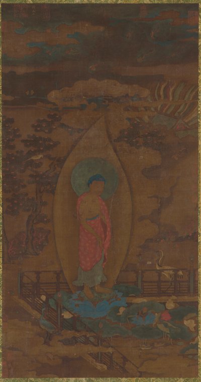 Amitabha Welcoming a Soul to Paradise by Unbekannt