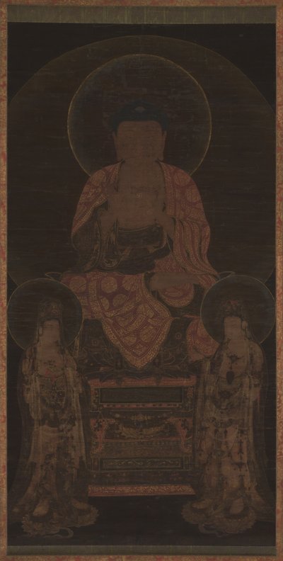 Amitabha Triad, ca. 13th century by Unbekannt