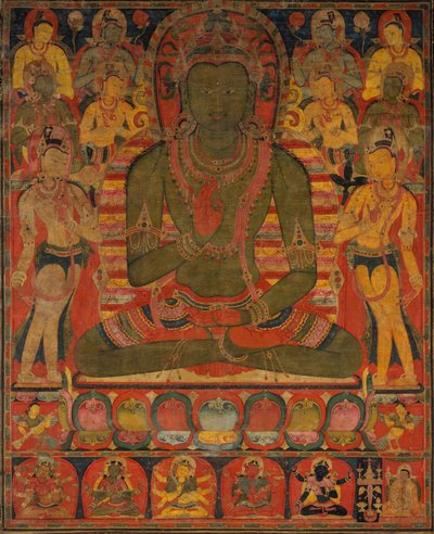 Amoghasiddhi, the Buddha of the Northern Pure Land by Unbekannt