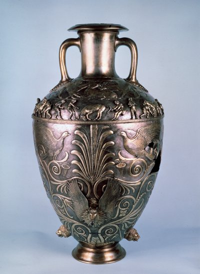 Amphora with relief scenes, first half of 4th century BC by Unbekannt