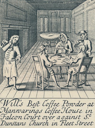 An Advertisement For Wills Coffee House by Unbekannt