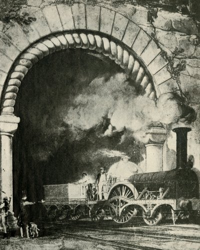 An Early Broad Gauge Train - Great Western Railway by Unbekannt