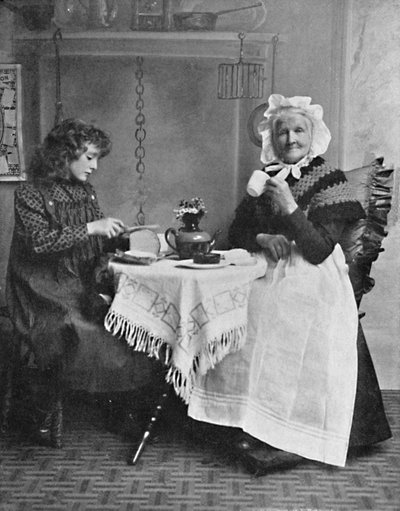 An English Cottage Scene, 1912 by Unbekannt