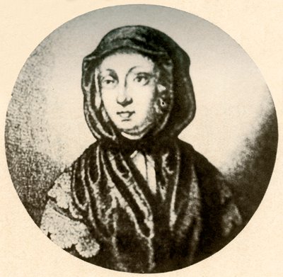 An English woman in silk hood and tippet, c17th century, 1937 by Unbekannt
