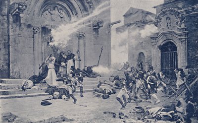 An Episode of the Siege of Saragossa by Unbekannt