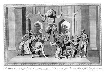 An Image worshipped by the Chingulais, late 18th century by Unbekannt