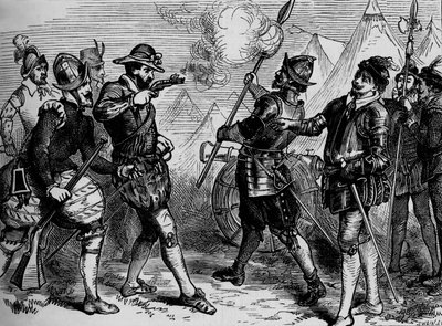 An Incident in the Siege of Leith, 1548-1560 by Unbekannt