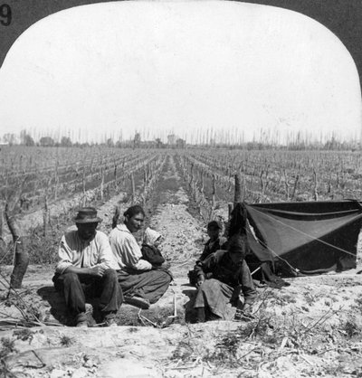 An Italian Settler and His Family, Mendoza, Argentina, 1900s by Unbekannt