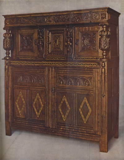 An Oak Court Cupboard of James I