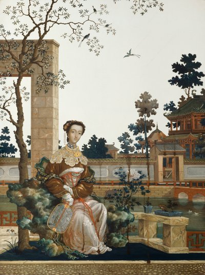 An Oriental Beauty, Chinese, c1760 by Unbekannt