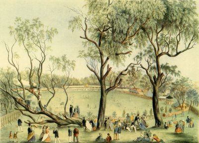 An XI of England v. XXII of Victoria at Melbourne, 1864, 1947 by Unbekannt