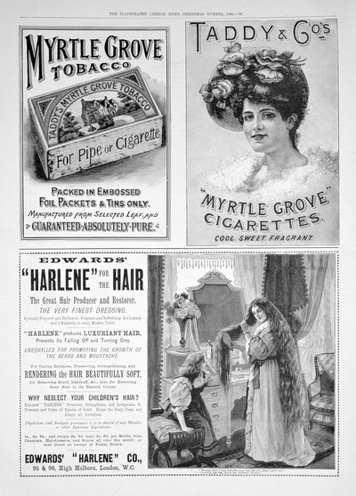 An Advertising Page in the Illustrated London News, Christmas Number by Unbekannt