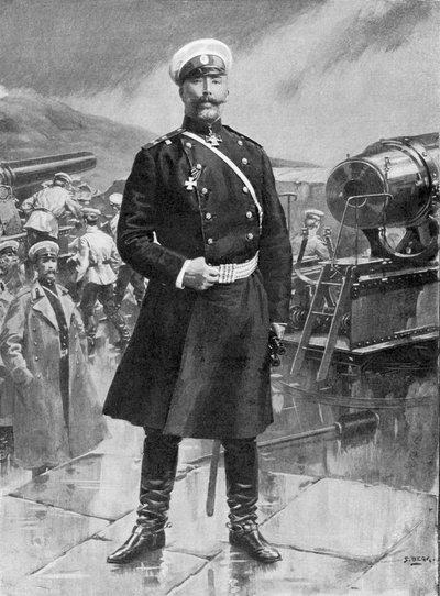Anatoly Mikhaylovich Stossel, Russian general, Russo-Japanese War by Unbekannt