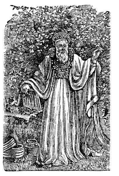Ancient British Arch-Druid Wearing the Breastplate of Judgement, c1900 by Unbekannt