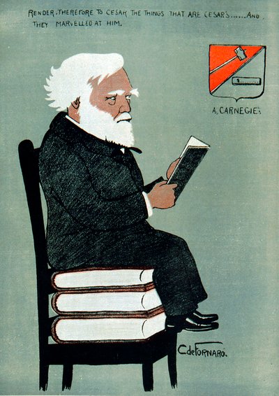 Andrew Carnegie 1835-1918, Scottish-American Industrialist and Philanthropist by Unbekannt