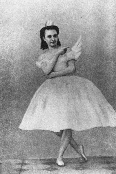 Anna Sobeshchanskaya as Odette in the Ballet Swan Lake, Moscow, 1877 by Unbekannt