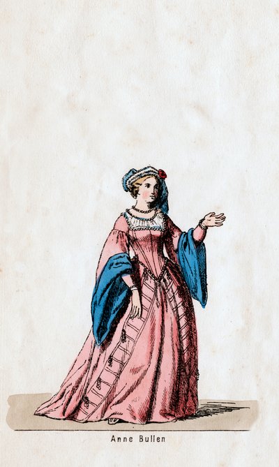 Anne Boleyn, costume design for Shakespeare