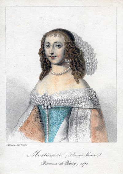 Anne Marie Martinozzi, 17th century Italian-born French aristocrat by Unbekannt