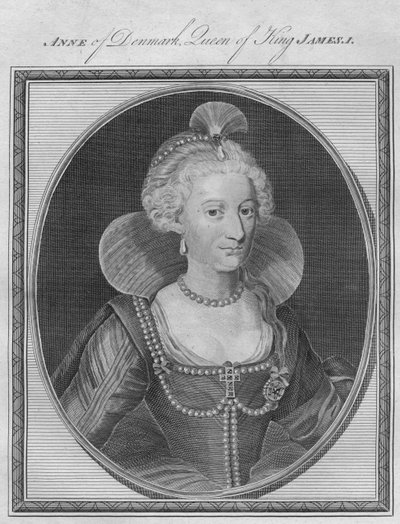 Anne of Denmark, Queen of King James I by Unbekannt