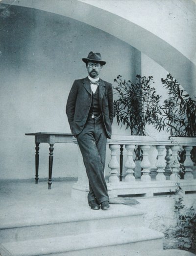 Anton Chekhov in Yalta, 1899-1900 by Unbekannt