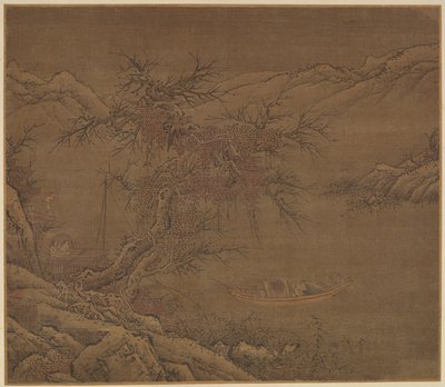 Approaching the Winter Shore, Ming Dynasty by Unbekannt