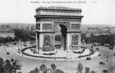 Arc de Triomphe and Place de l