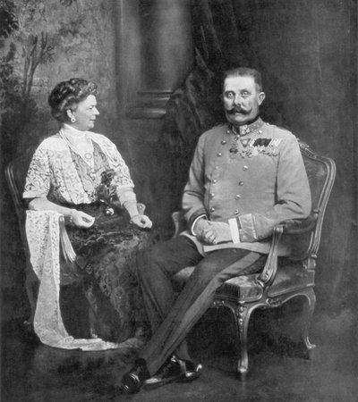 Archduke Franz Ferdinand of Austria and Sophie, Duchess of Hohenberg by Unbekannt