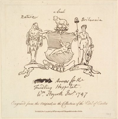 Arms for the Foundling Hospital by Unbekannt