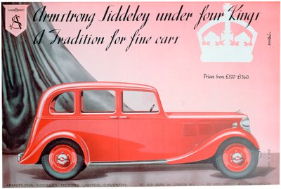 Armstrong Siddeley Motors Advert by Unbekannt