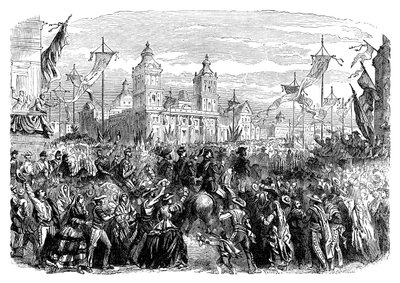Arrival of French Troops in Mexico, 1864 by Unbekannt
