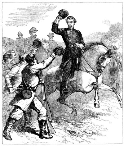 Arrival of General McClellan at Williamsburg, Virginia, 1862 by Unbekannt