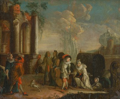 Arrival of the Gondola by Unbekannt