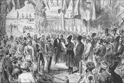 Arrival of the Prince of Wales at Bombay, India, on 8 November 1875 by Unbekannt