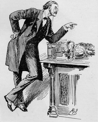 Arthur Balfour Speaking in the House of Commons by Unbekannt