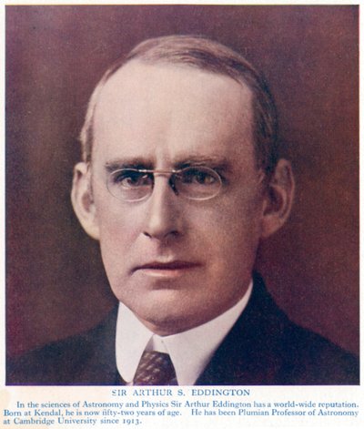 Arthur Stanley Eddington, British Astronomer and Physicist by Unbekannt