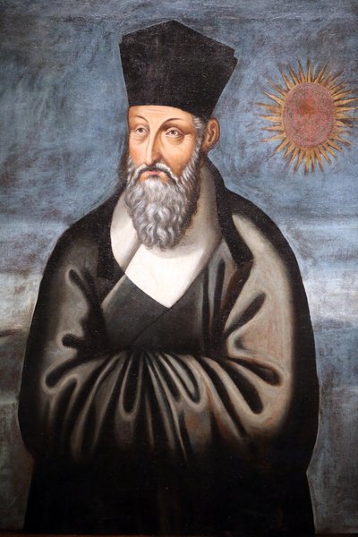 Portrait of Matteo Ricci (An Italian Jesuit who spent most of his life bringing Christianity to China) by Unbekannt
