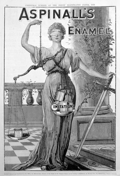 Aspinalls Enamel advertisement by Unbekannt