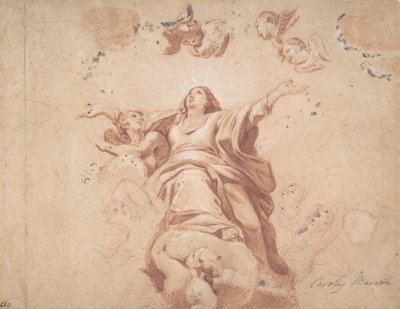 Assumption of the Virgin after Carlo Maratta by Unbekannt